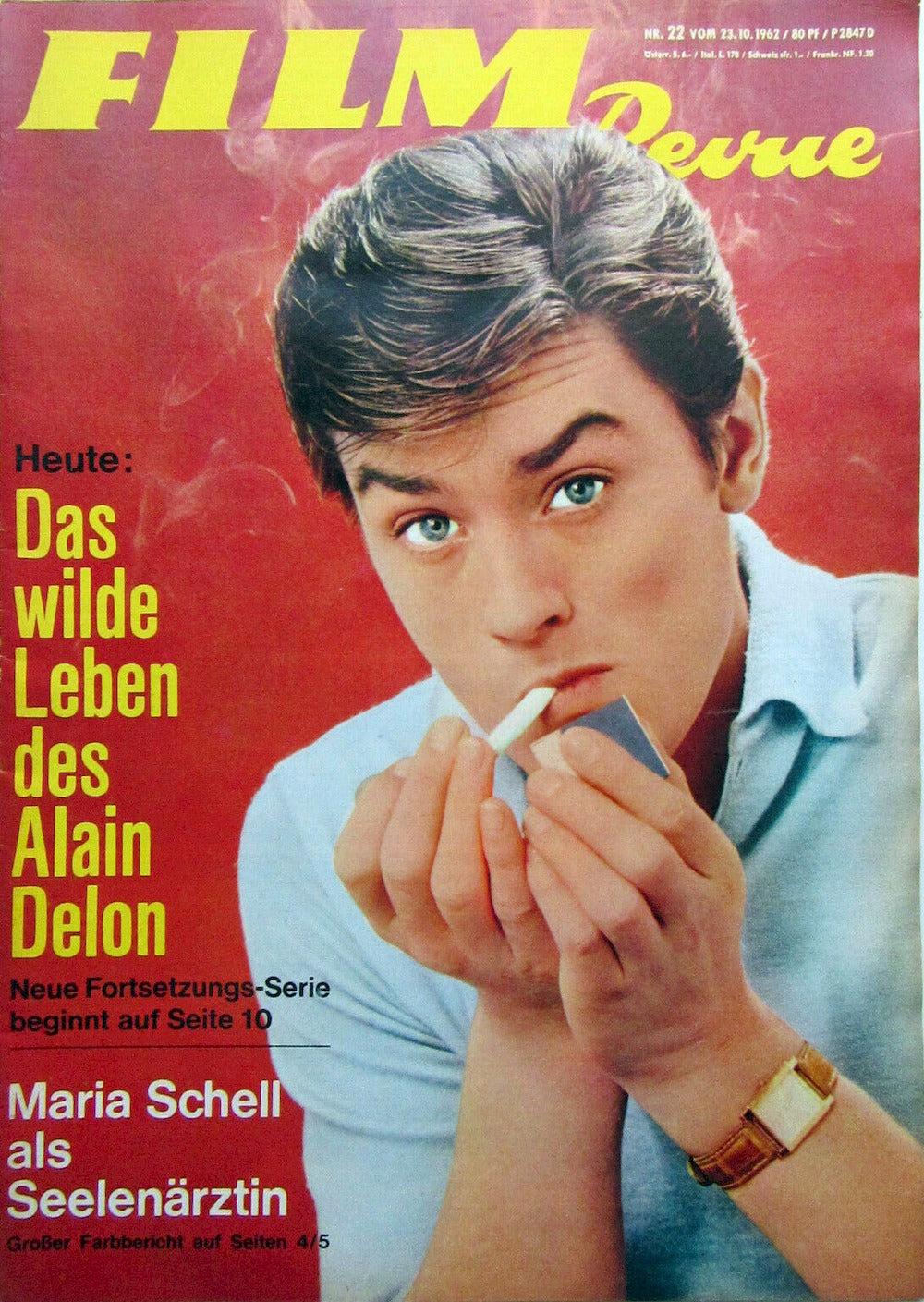 Film Revue Tijdschrift Duitsland 1961 Alain Delon Originele uitgave