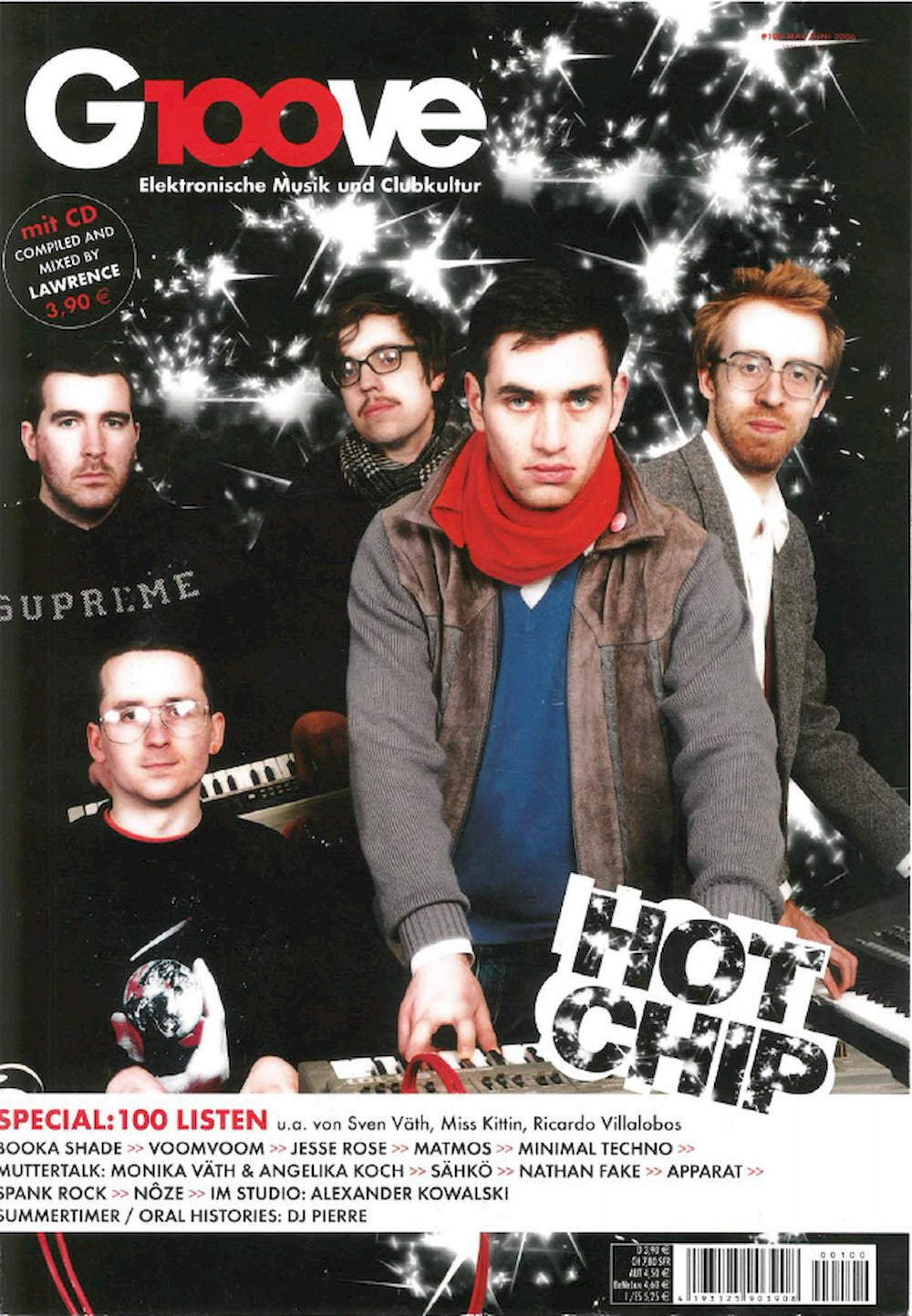 Groove Tijdschrift Duitsland 2006 #100 Hot Chip Sven Väth Miss Kittin Originele uitgave
