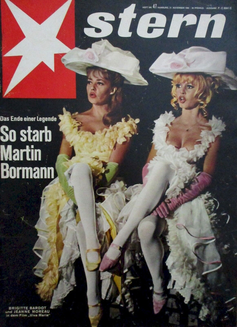 Stern Revista Alemania 1965-47 Brigitte Bardot Jeanne Moreau Edición original