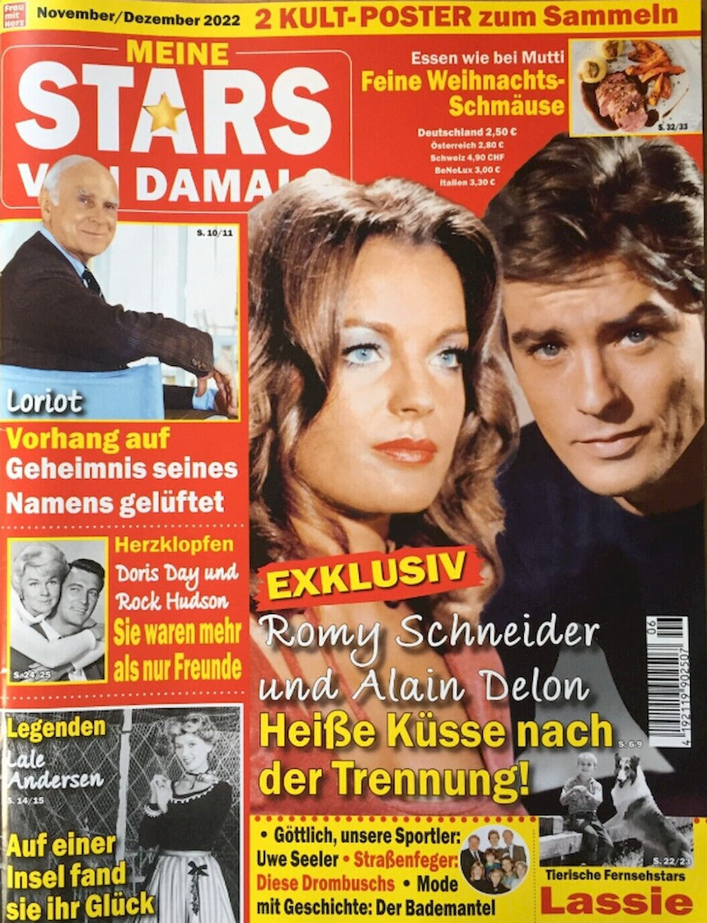 Meine Stars Von Damals Tijdschrift Duitsland 2022-11+12 Romy Schneider Alain Delon Doris Day Originele uitgave