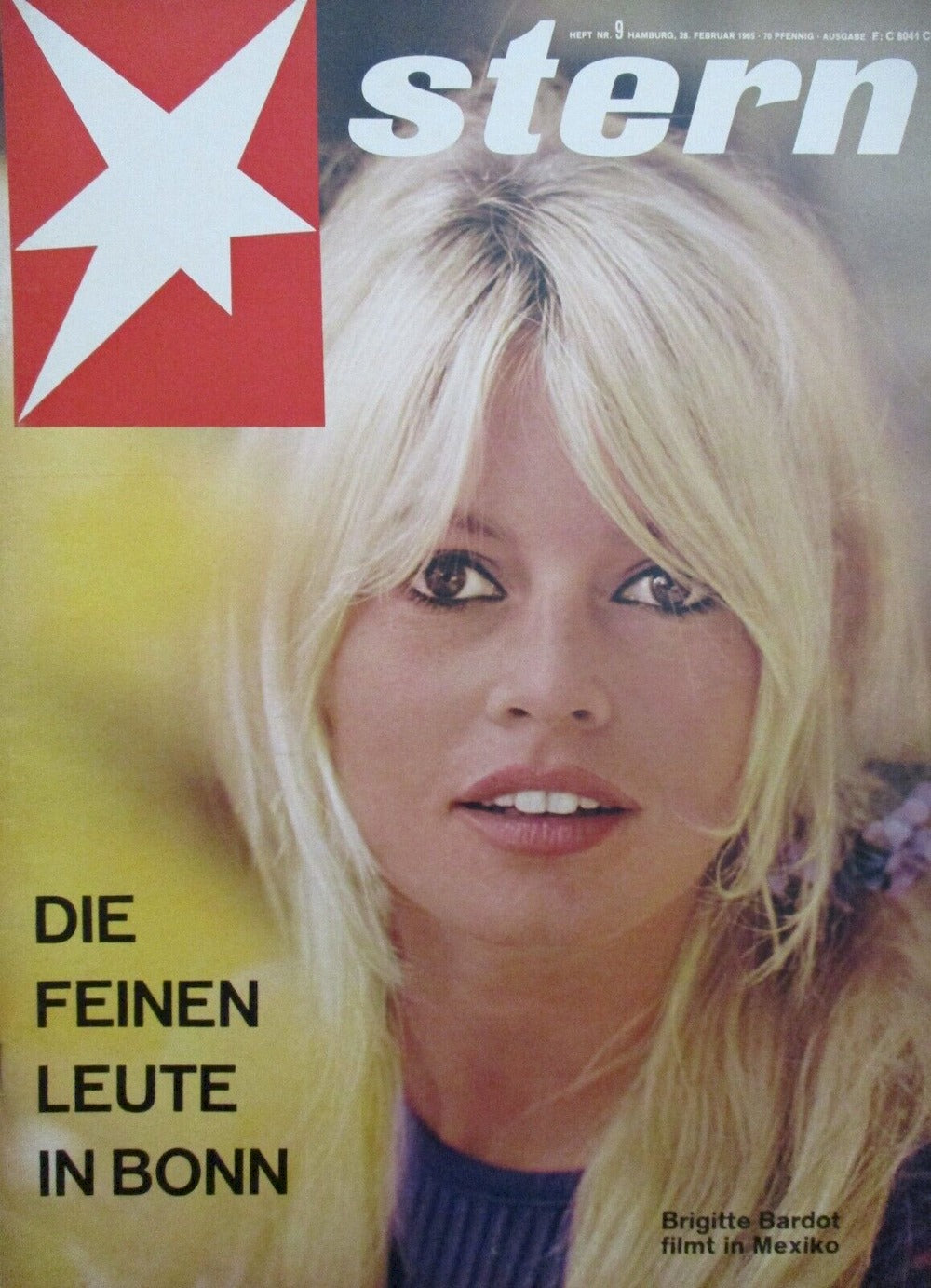 Stern Lehti Saksa 1965-09 – Brigitte Bardot – Alkuperäinen painos
