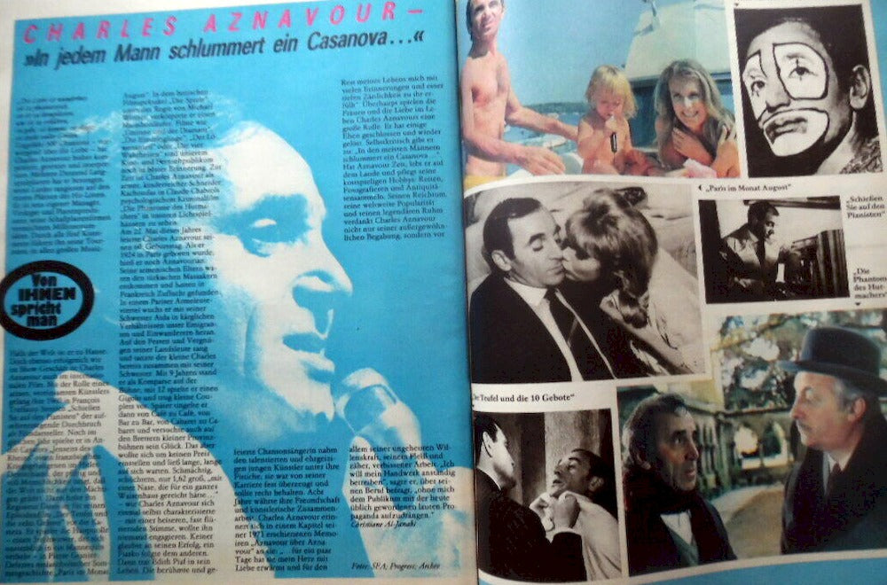 Filmspiegel Magazin Deutschland 1984-21 Natalja Andreitschenko Louis De Funes Charles Aznavour