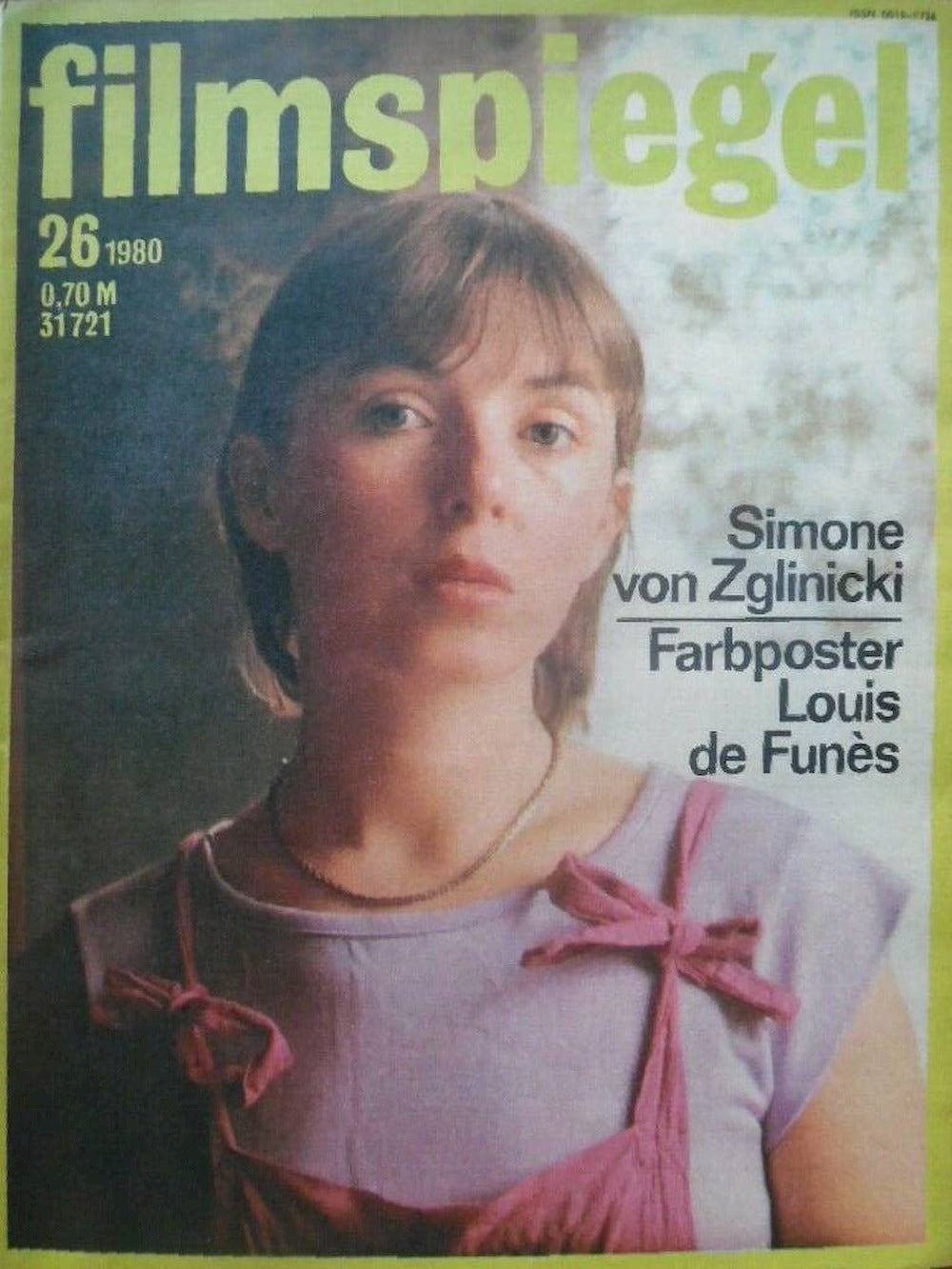 Filmspiegel Magazin Deutschland 1980-26 Simone Von Zglinicki Louis De Funès Werner Peters