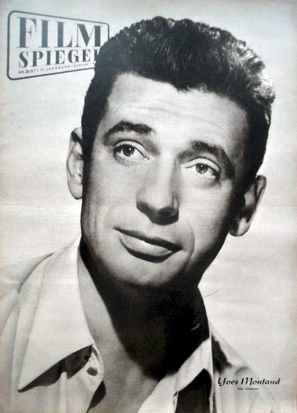 Filmspiegel Magazin Deutschland 1957-21 Yves Montand