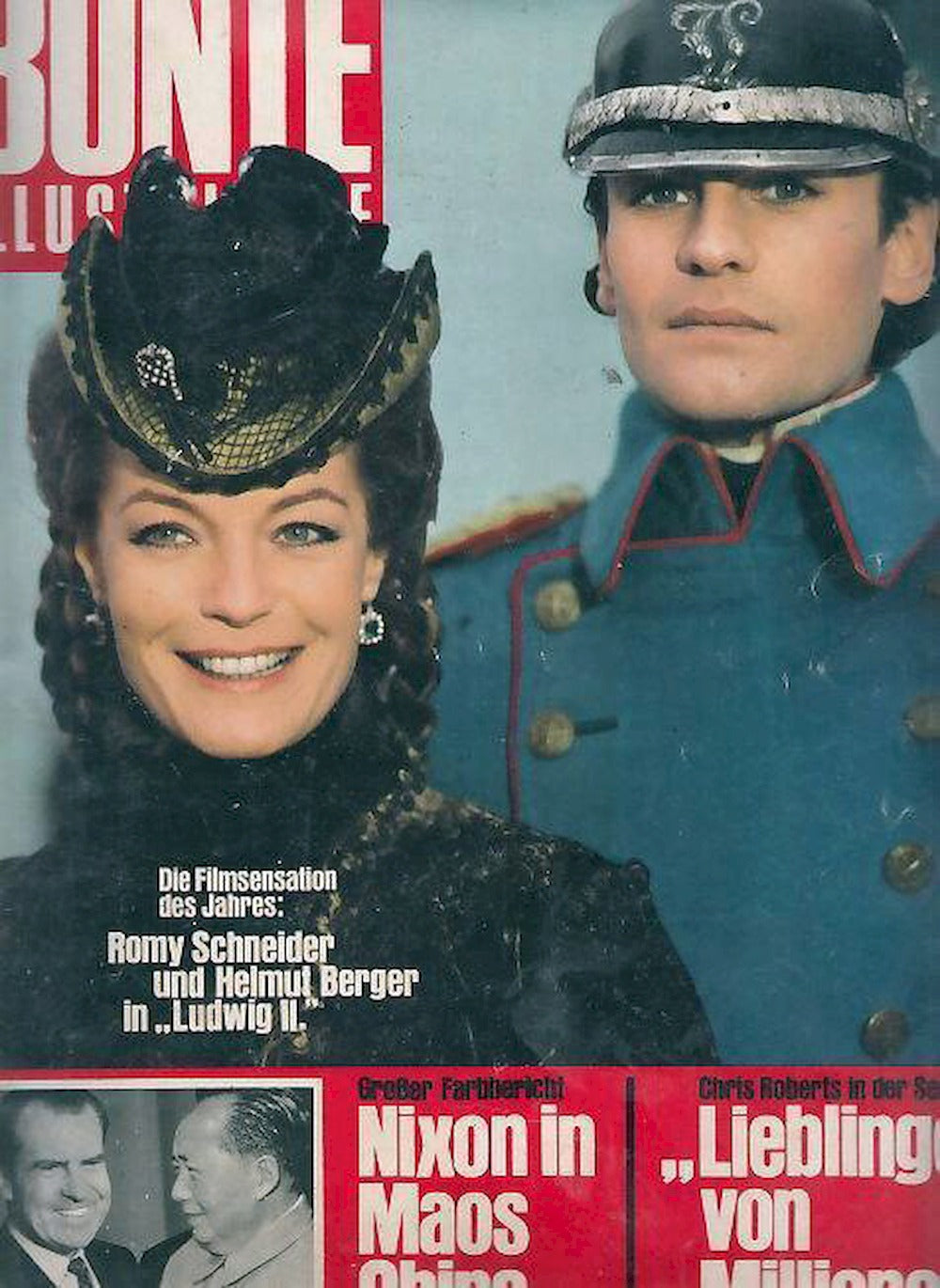 Bunte Tijdschrift Duitsland 1972-12 Romy Schneider Helmut Berger Originele uitgave