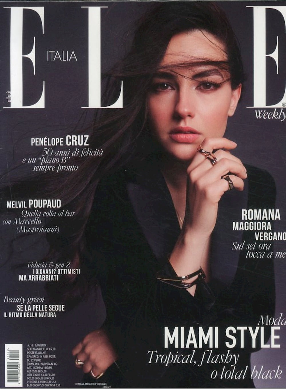 Elle Revista Italia 2024-14 Romana Maggiora Vergano Edición original