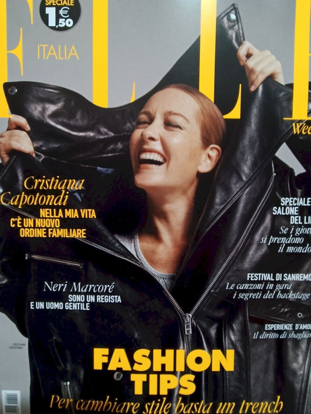 Elle Magazin Italien 2024-03 Cristiana Capotondi