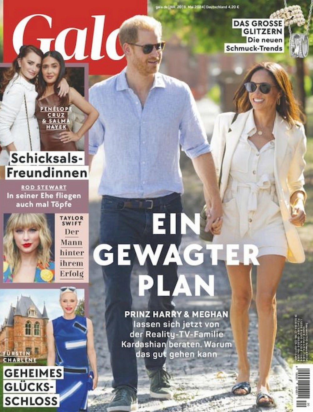 Gala Magazin Deutschland 2024-20 Harry Meghan Penelope Cruz Salma Hayek Taylor Swift Charlene