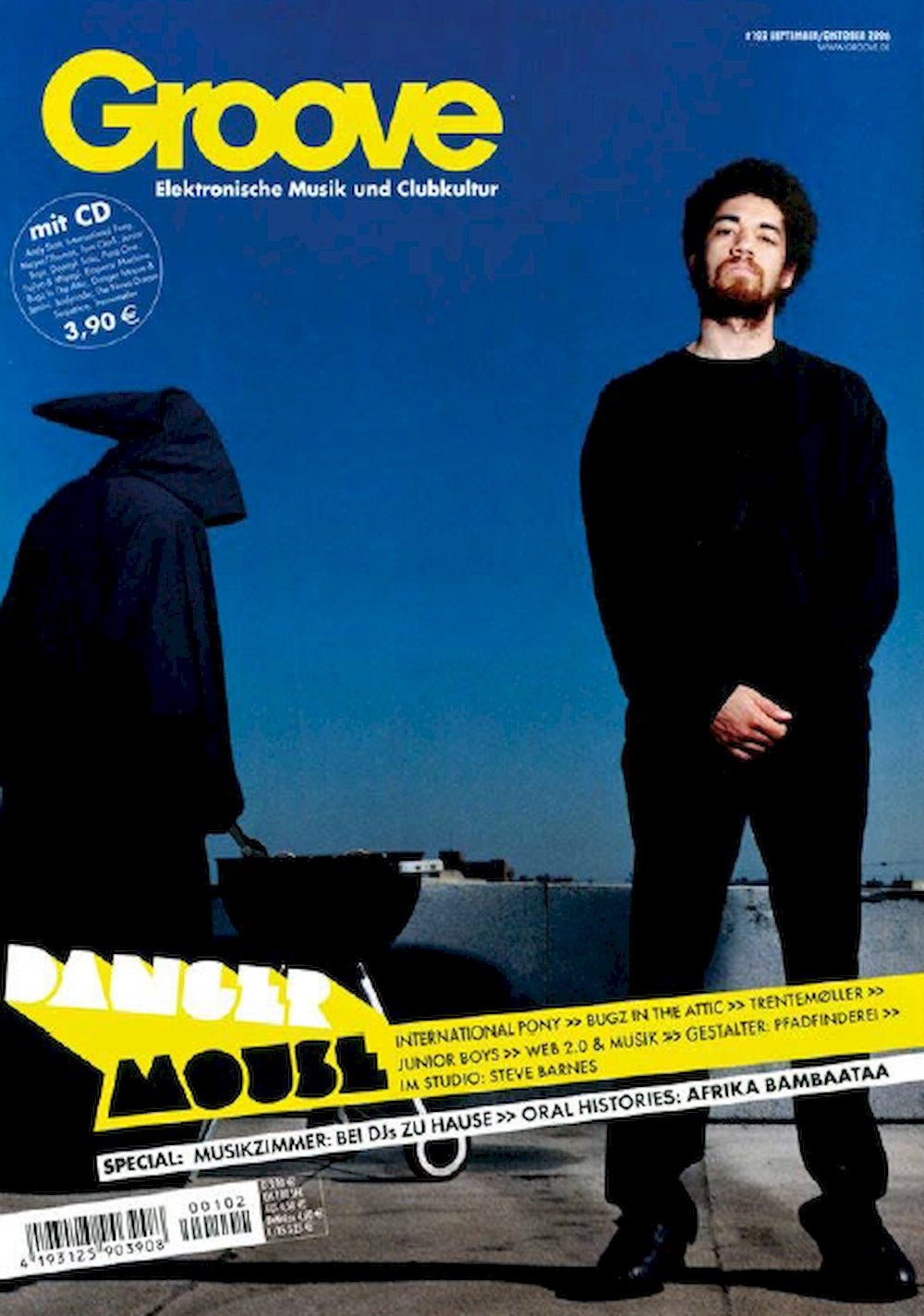 Groove Magazin Deutschland 2006 #102 Danger Mouse Trentemöller Steve Barnes
