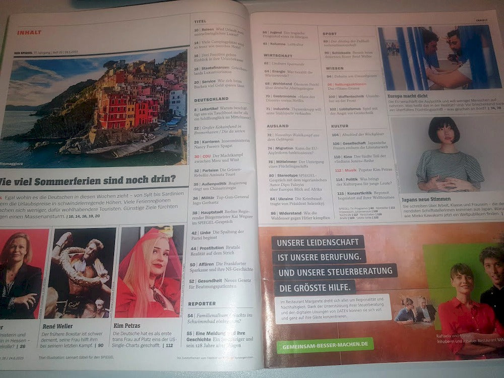 Der Spiegel Lehti Saksa 2023-26 Kim Petras
