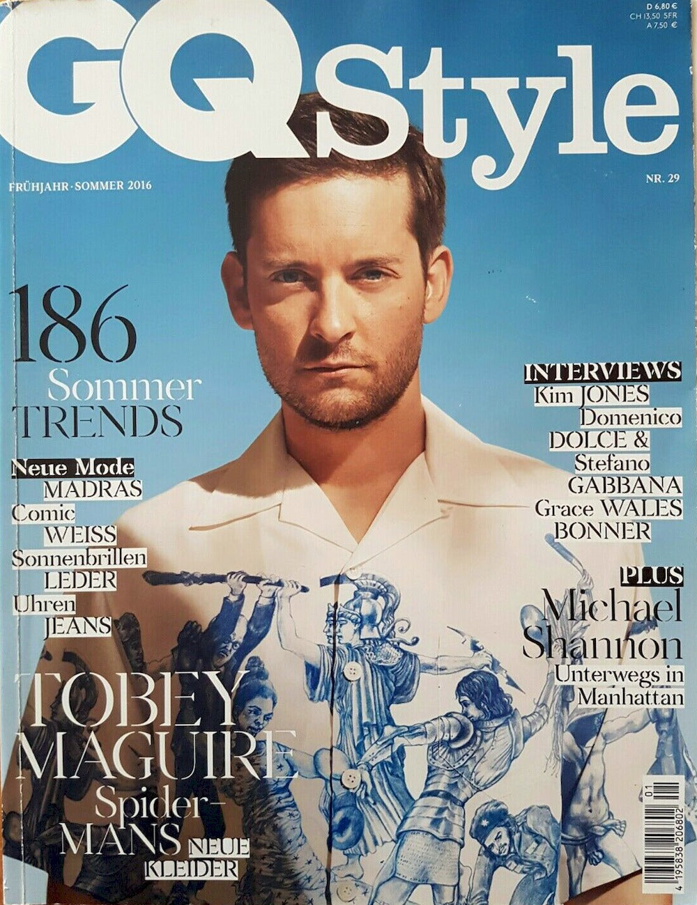 GQ Style Magazine Allemagne 2016 #29 Tobey Maguire