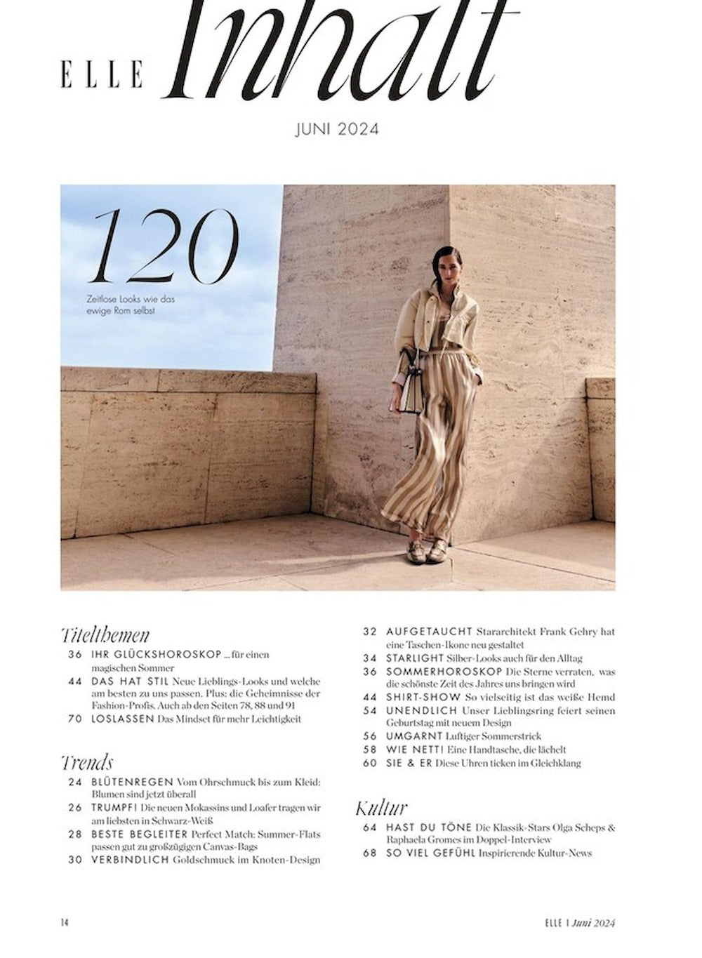 Elle Magazin Deutschland 2024-06 Josephine Le Tutour