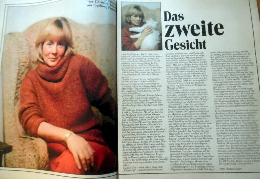 Filmspiegel Revista Alemanha 1982 Franciszek Pieczka Pierre Brice Louis De Funes Edição original
