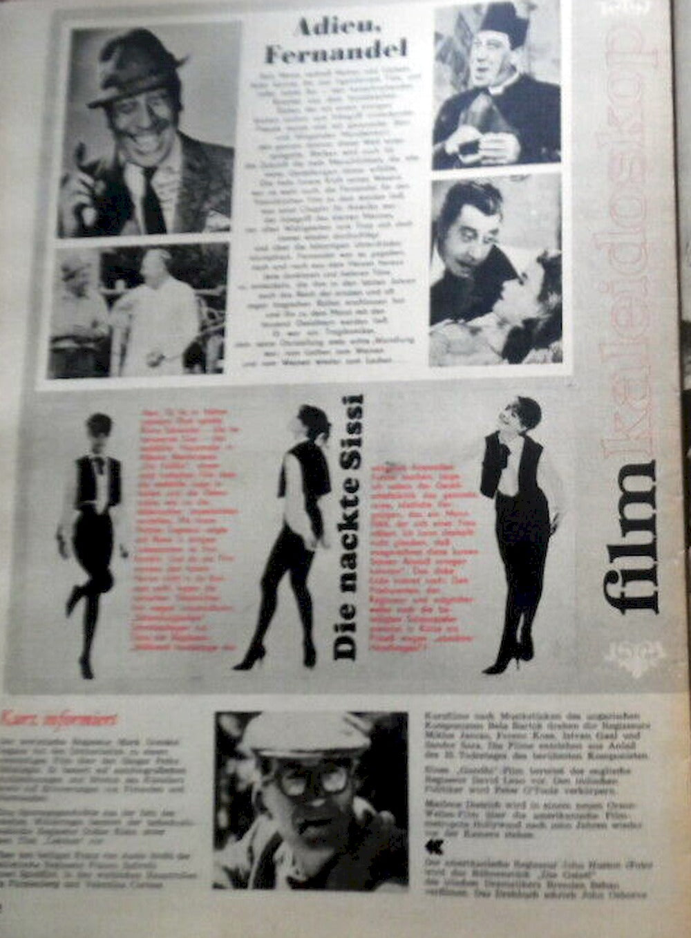 Filmspiegel Magazin Deutschland 1971-07 Klaus-Dieter Henkler Fernandel Louis De Funes Jane Fonda