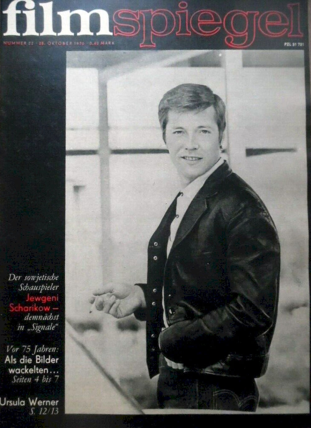 Filmspiegel Magazin Deutschland 1970-22 Jewgeni Scharikow Ursula Werner Louis De Funes