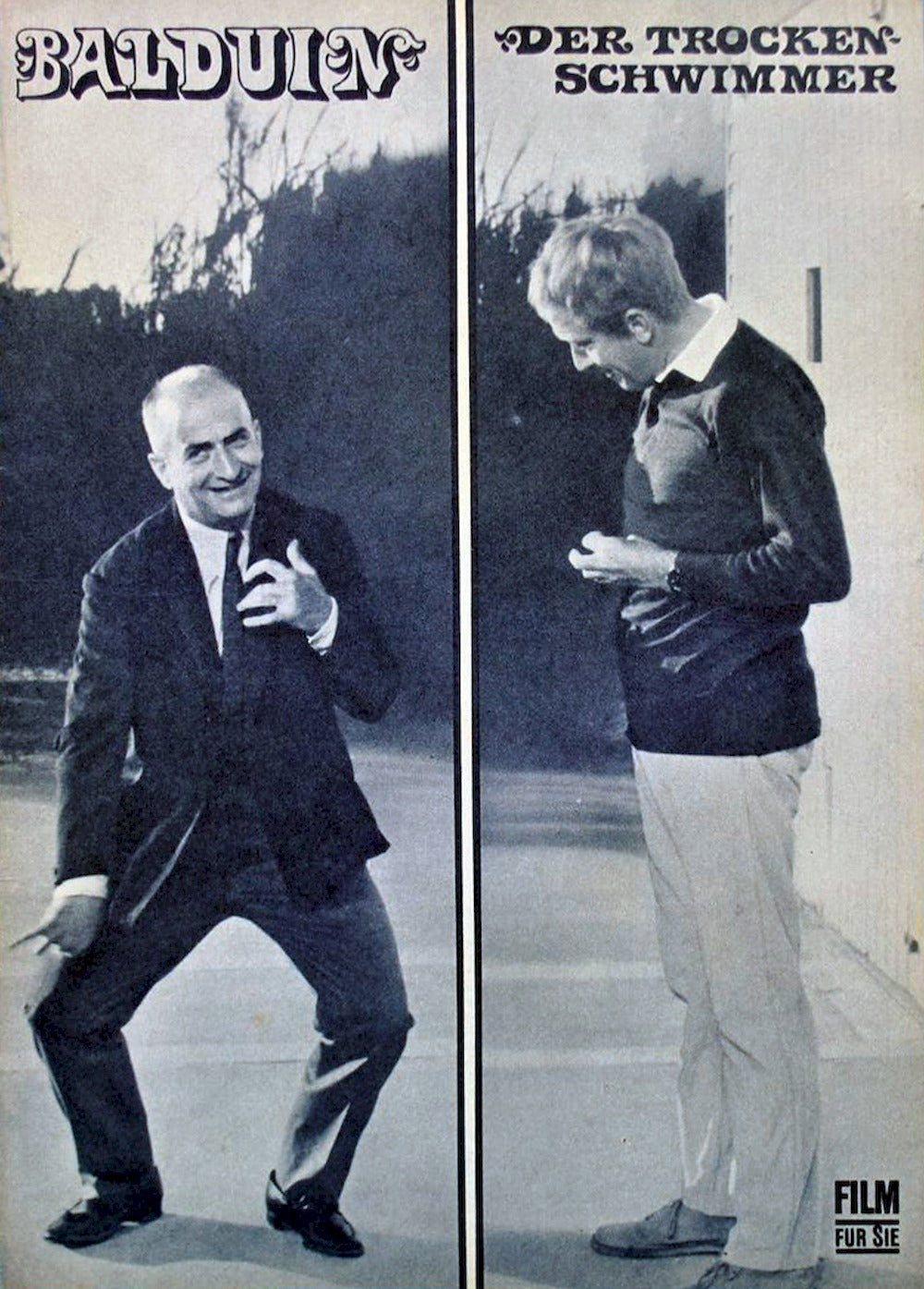 Film Für Sie Magasin Tyskland 1970-33 Louis De Funes Originalutgåva