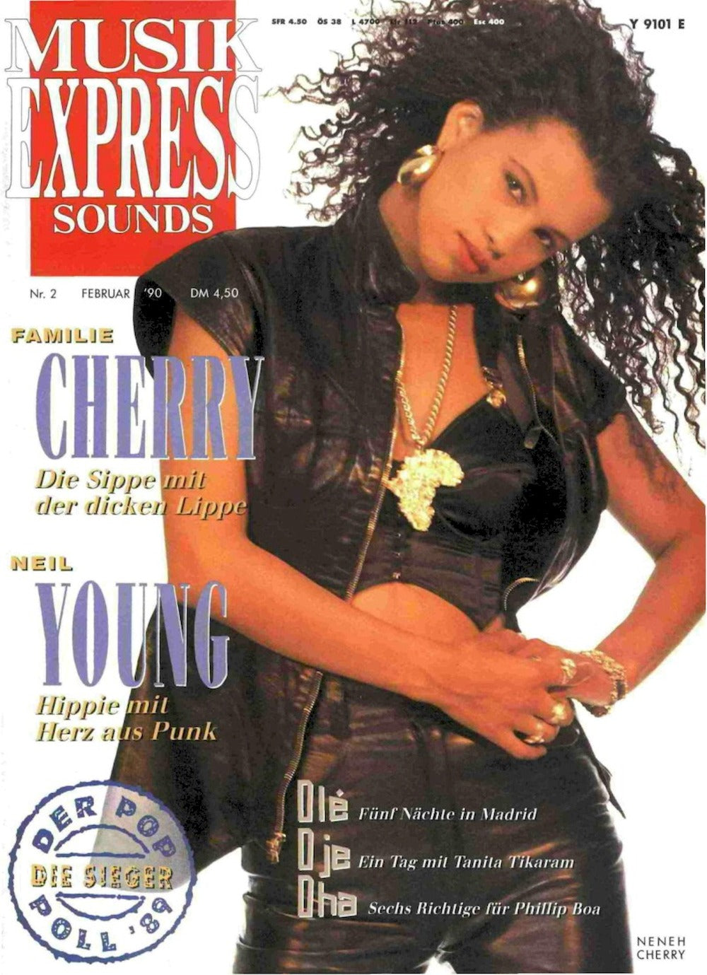 Musikexpress Magazin Deutschland 1990-02 Neneh Cherry Neil Young Tanita Tikaram