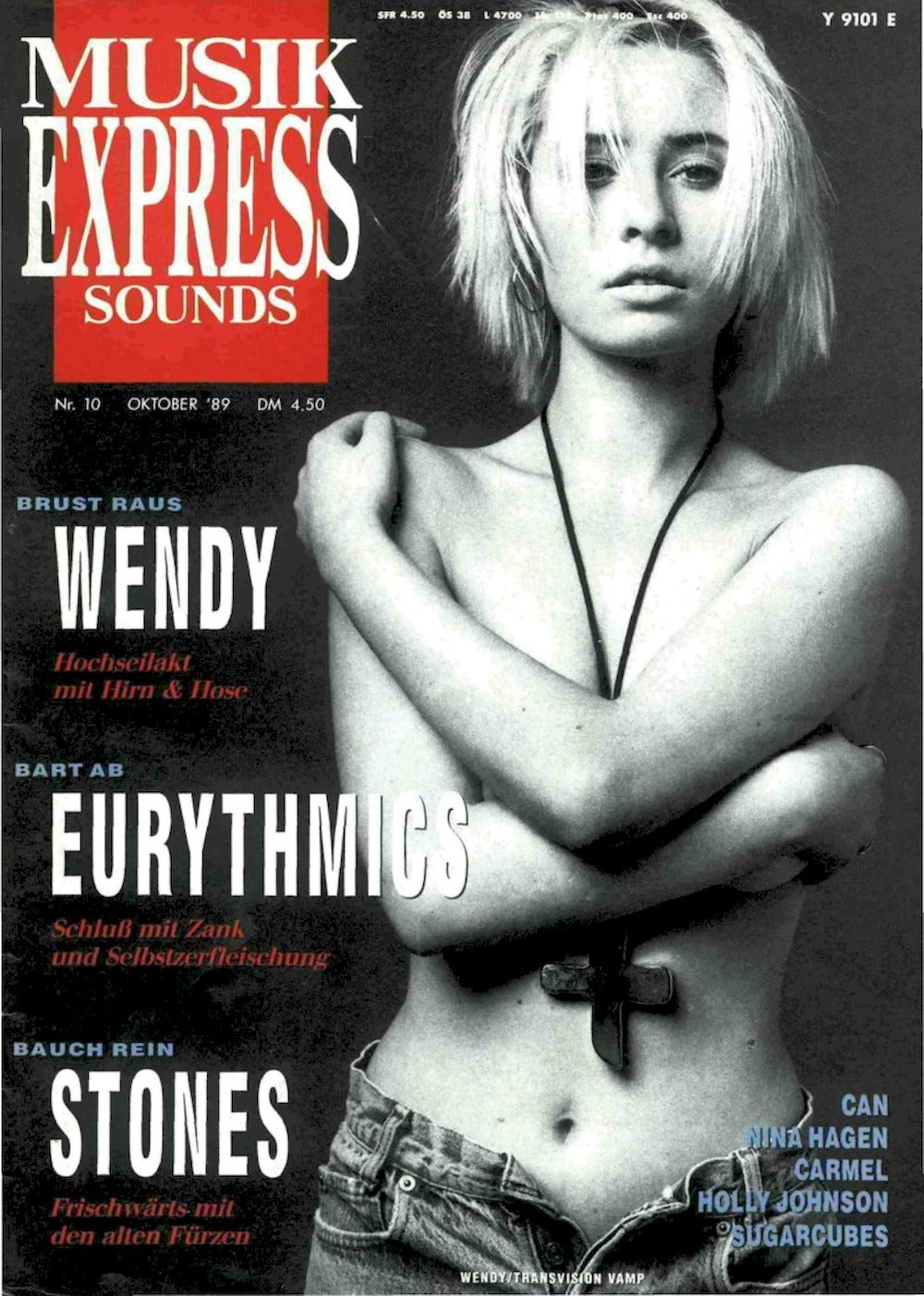 Musikexpress Magazin Deutschland 1989-10 Wendy James Transvision Vamp