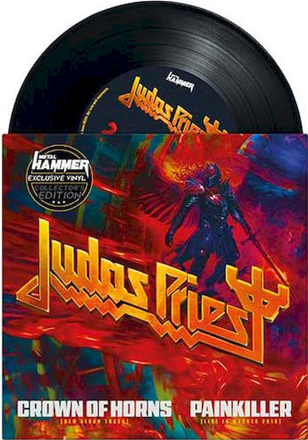 Metal Hammer Magasin Tyskland 2024-03 Judas Priest + 7 Vinyl-Single