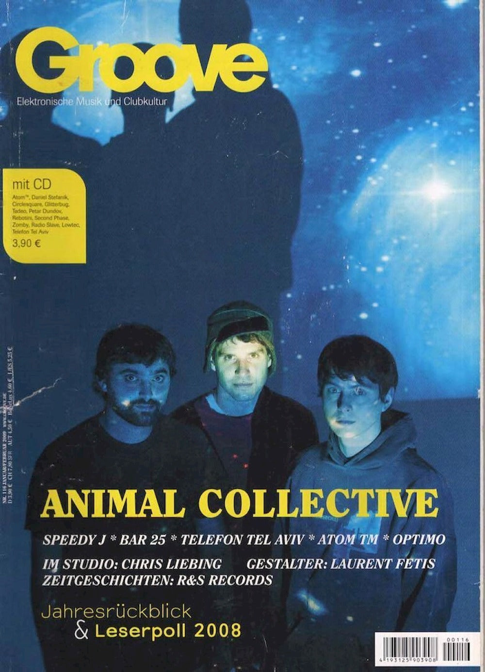 Groove Magazine Allemagne 2009 #116 Animal Collective Édition originale