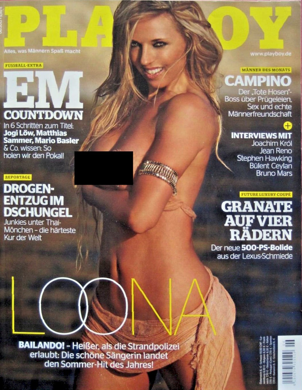 Playboy Magazin Deutschland 2012-06 Loona Marie-Jose Van Der Kolk