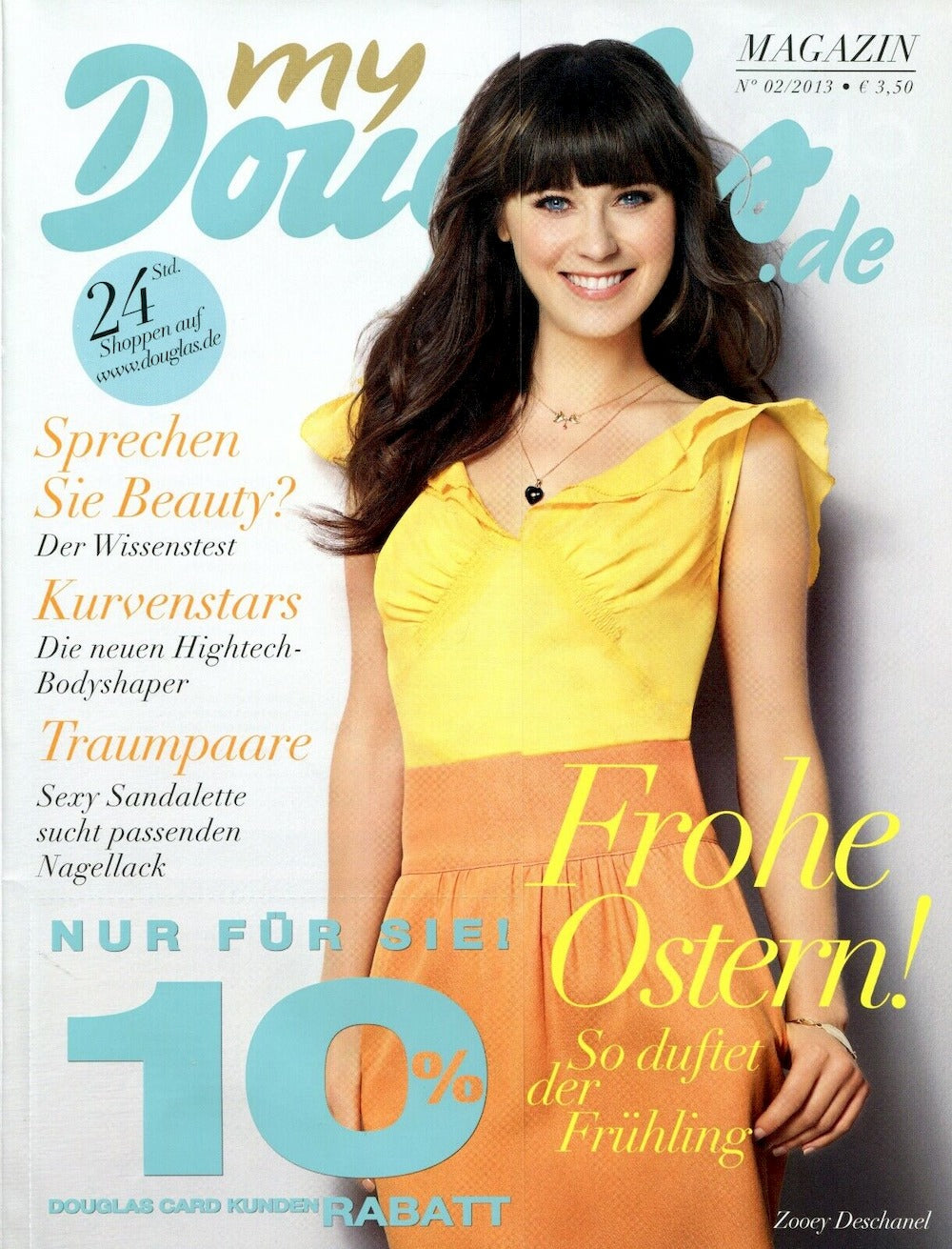 Douglas Magazin Deutschland 2013-02 Zooey Deschanel