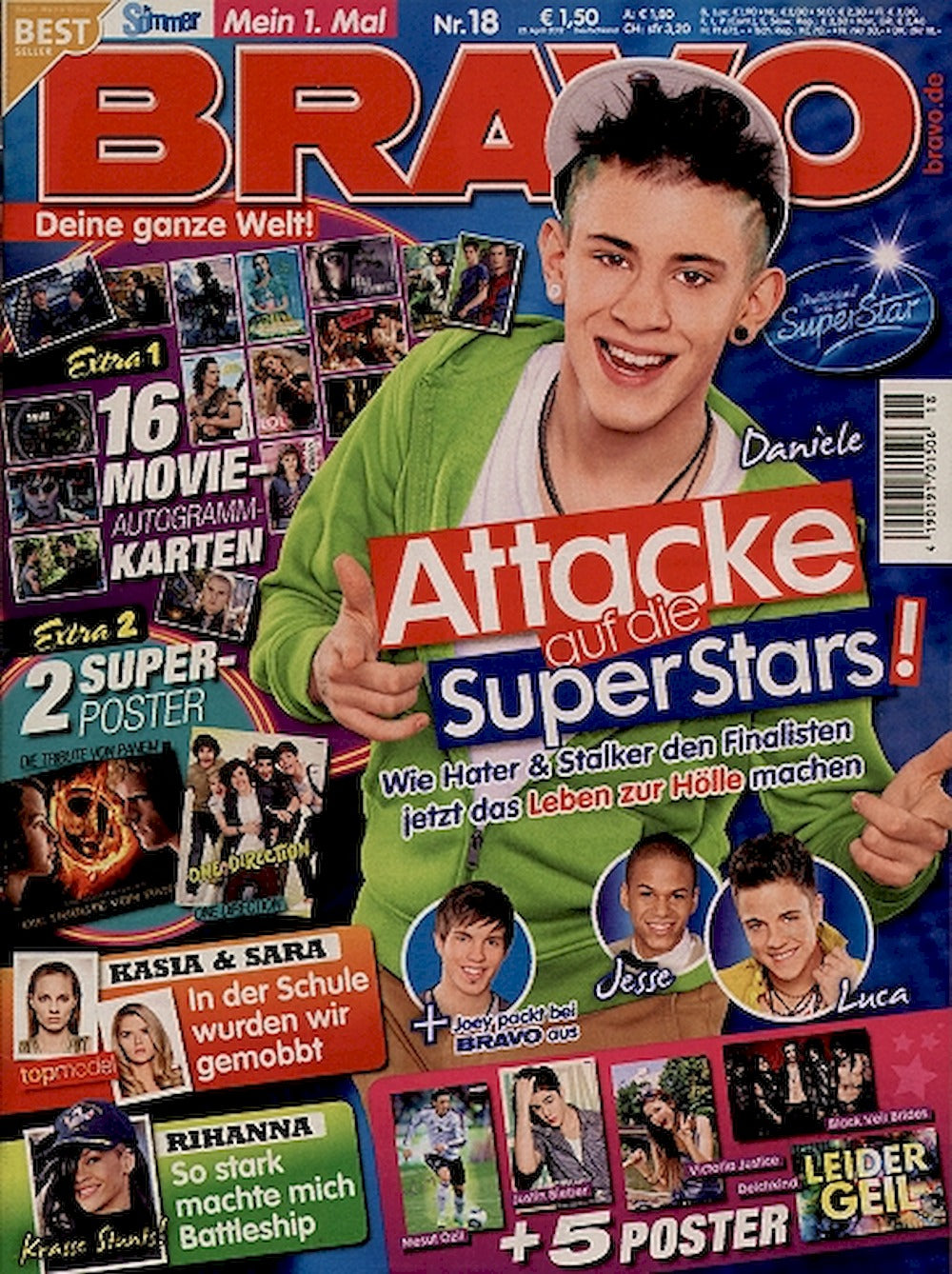 Bravo Revista Alemania 2012-18 Daniele Negroni DSDS