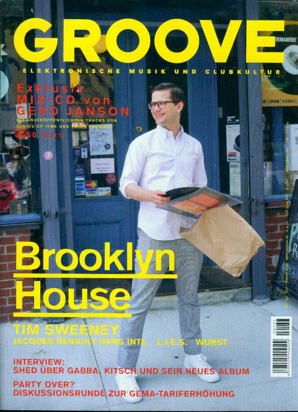 Groove Magazine Germany 2012 #137 Tim Sweeney Jacques Renault Original Print Issue