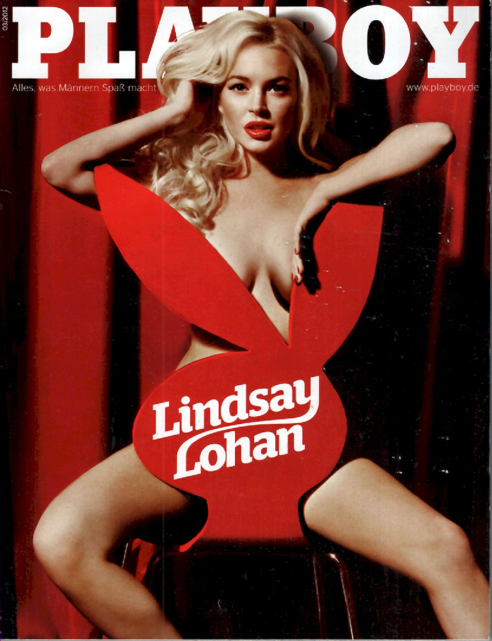 Playboy Magazin Deutschland 2012-03 Lindsay Lohan Edition