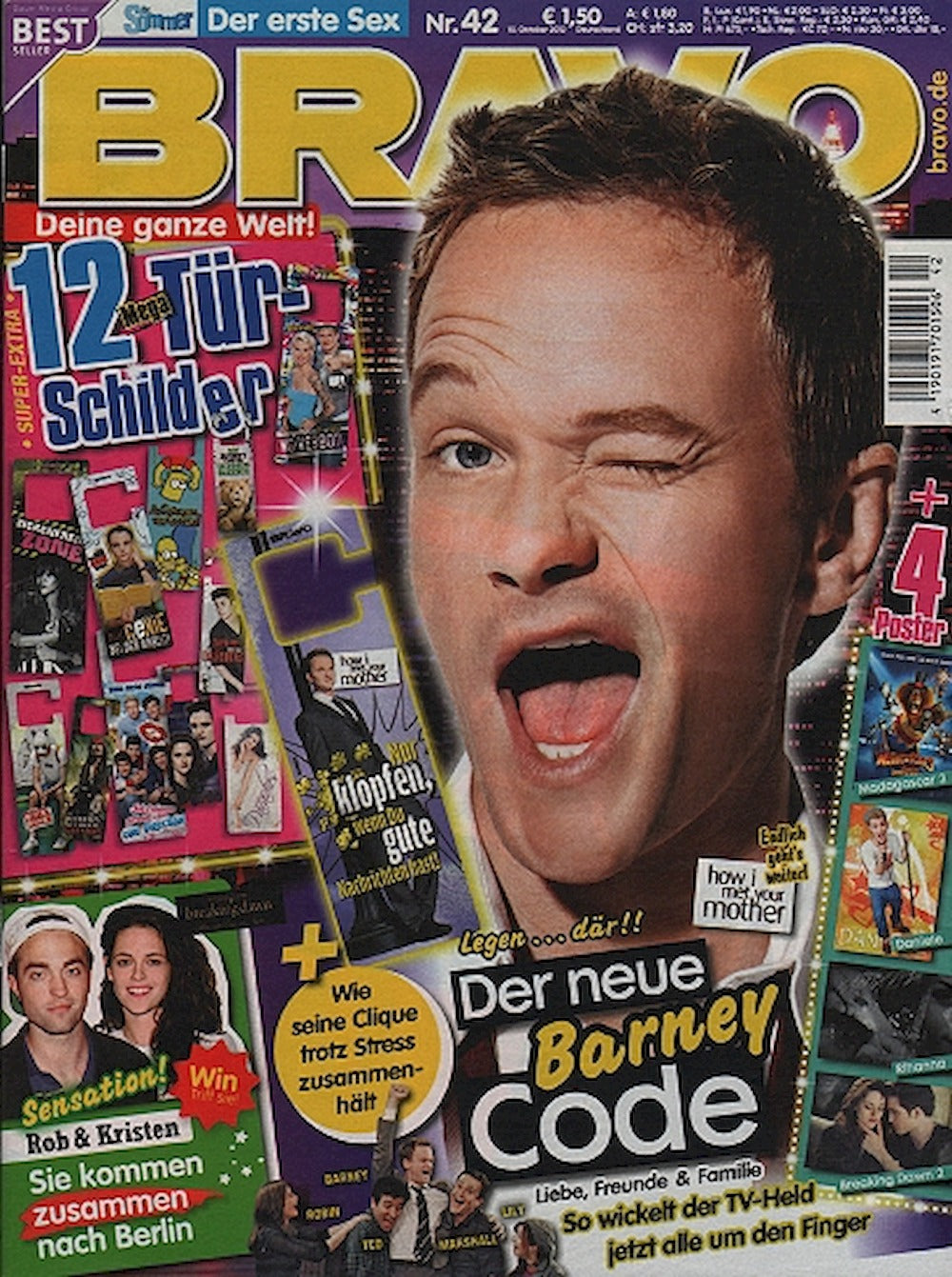 Bravo Magazin Deutschland 2012-42 Neil P. Harris