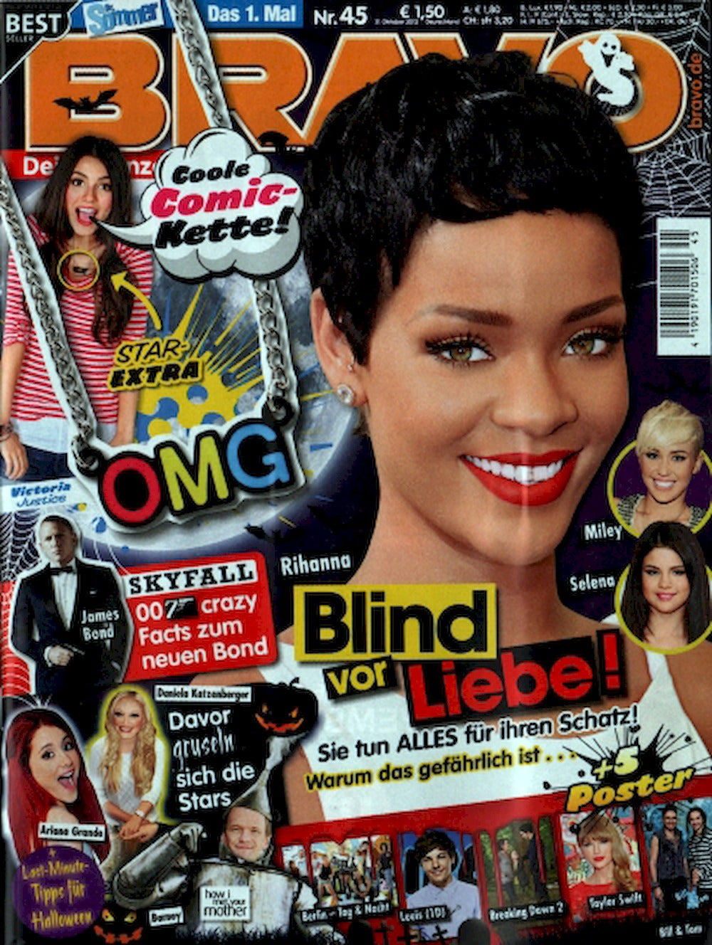Bravo Magazin Deutschland 2012-45 Rihanna