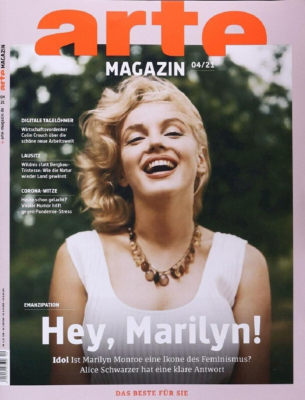 Arte Magasin Tyskland 2021-04 Marilyn Monroe