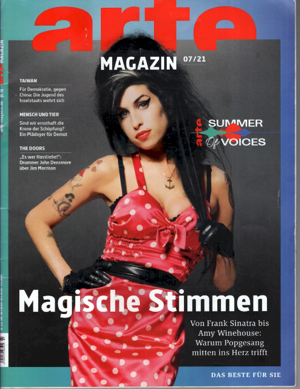 Arte Magazin Deutschland 2021-07 Amy Winehouse Jim Morrison John Densmore