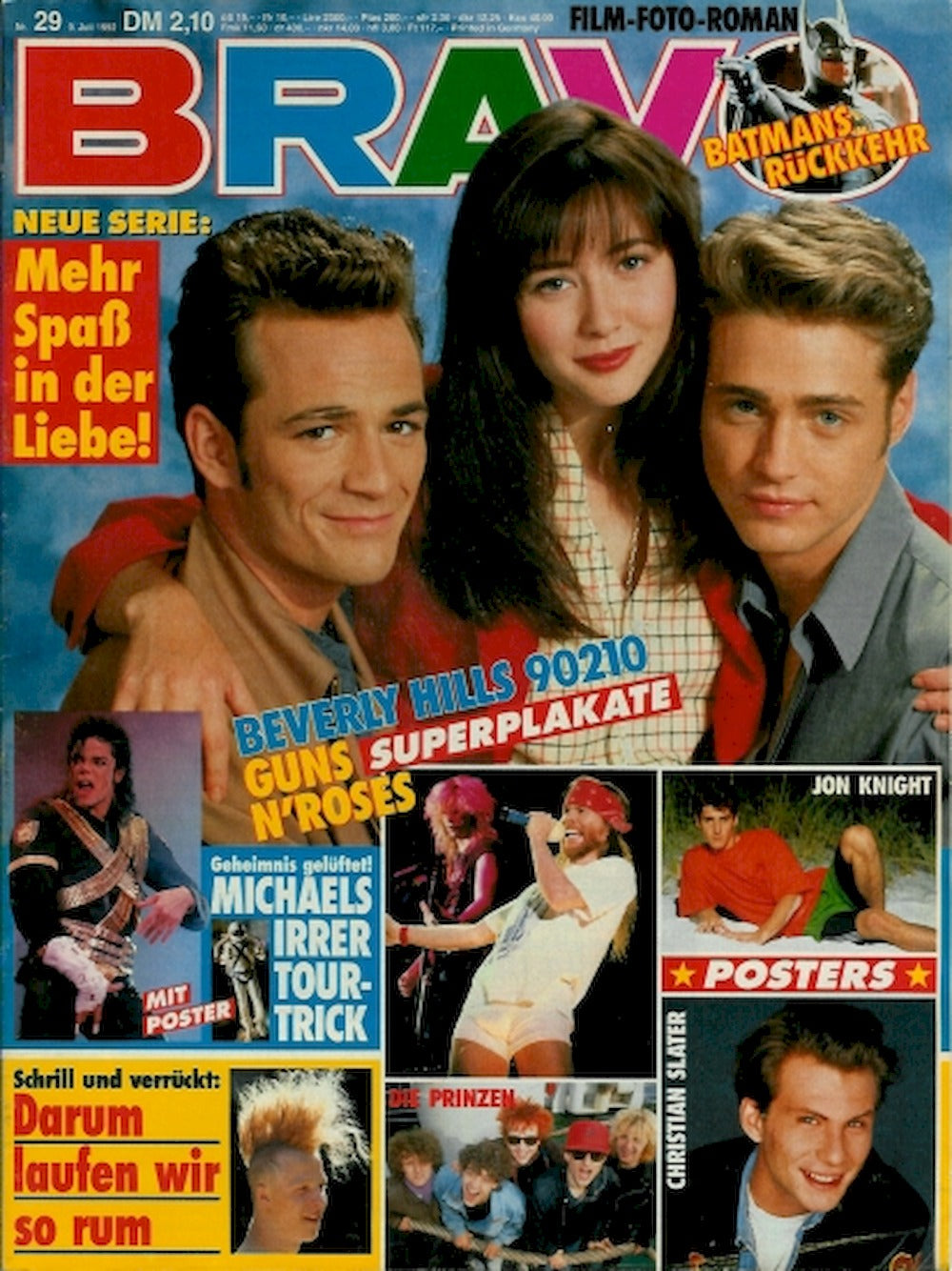Bravo Magazin Deutschland 1992-29 Michael Jackson