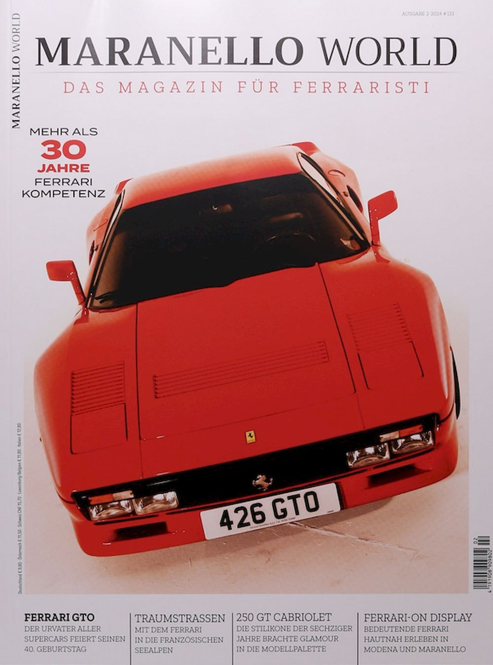 Maranello World Magasin Tyskland 2024-02 Ferrari 426 GTO Originalutgåva