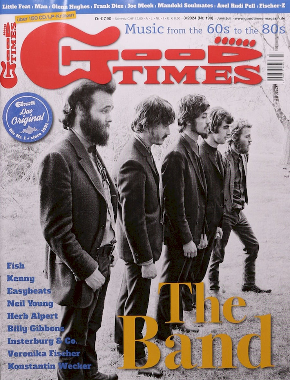 Good Times Magazin Deutschland 2024-03 The Band Fish Kenny Easybeats Neil Young