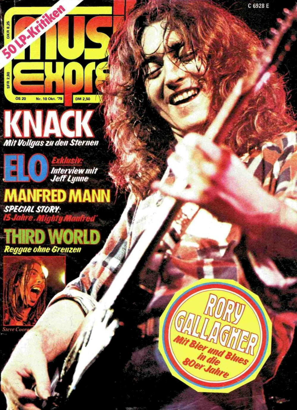 Musikexpress Magazin Deutschland 1979-10 Rory Gallagher Knack ELO M. Mann Night Hawks