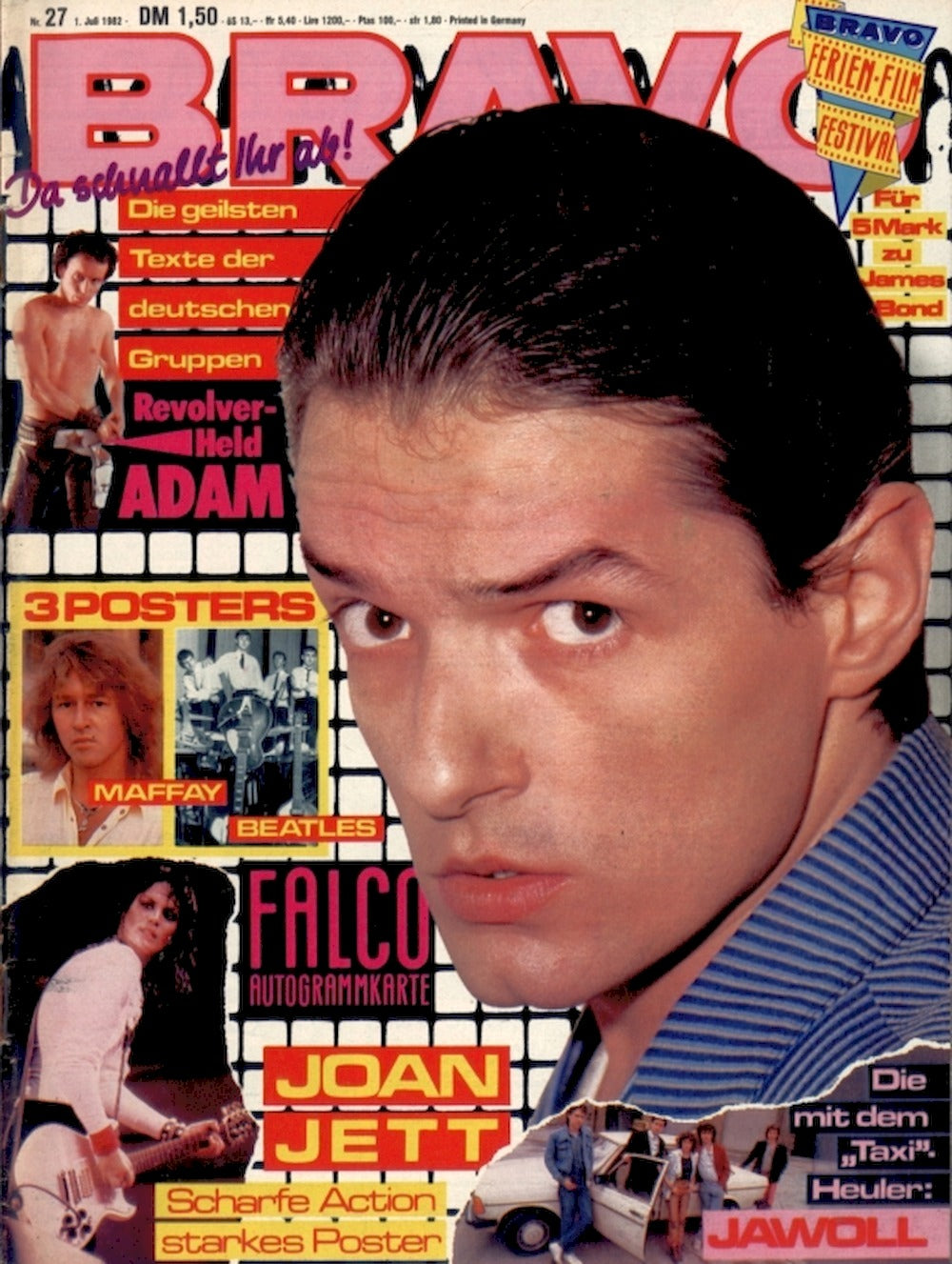 Bravo Magazin Deutschland 1982-27 Joan Jett Falco Adam Ant Karat Maffay
