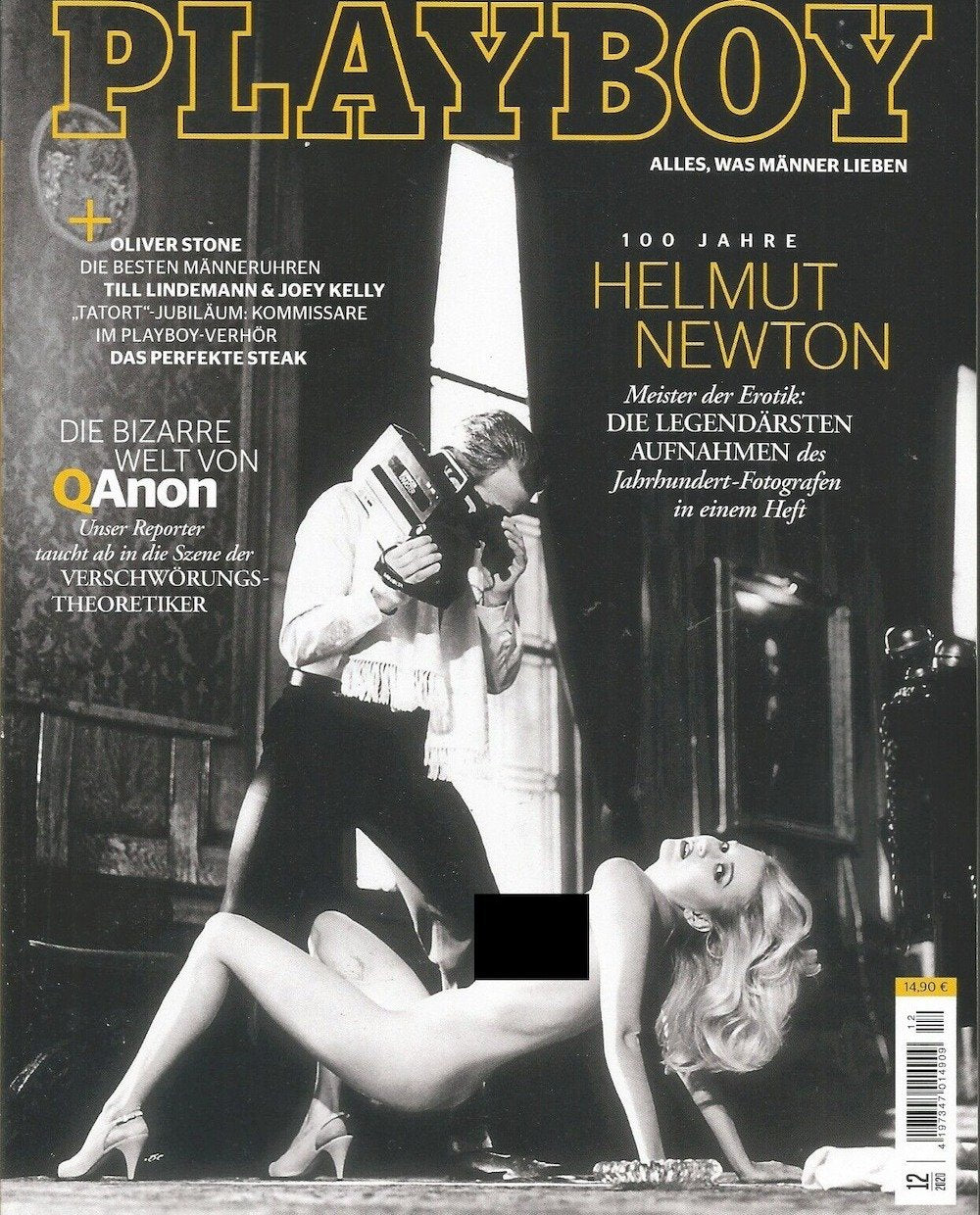 Playboy Revista Alemania 2020-12 Helmut Newton Cover Room