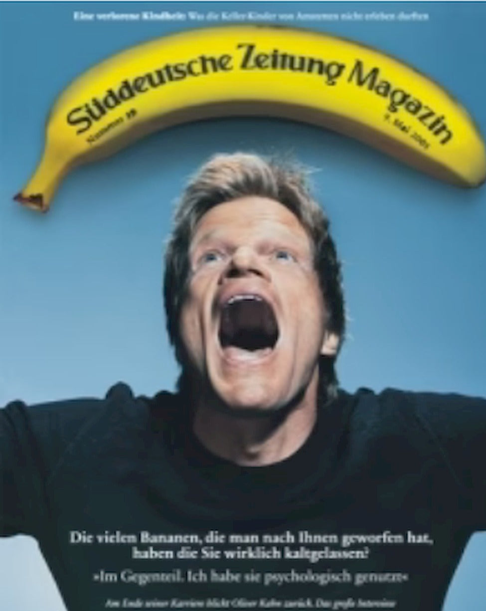 Süddeutsche Zeitung Lehti Saksa 2008-19 Oliver Kahn Alkuperäinen painos