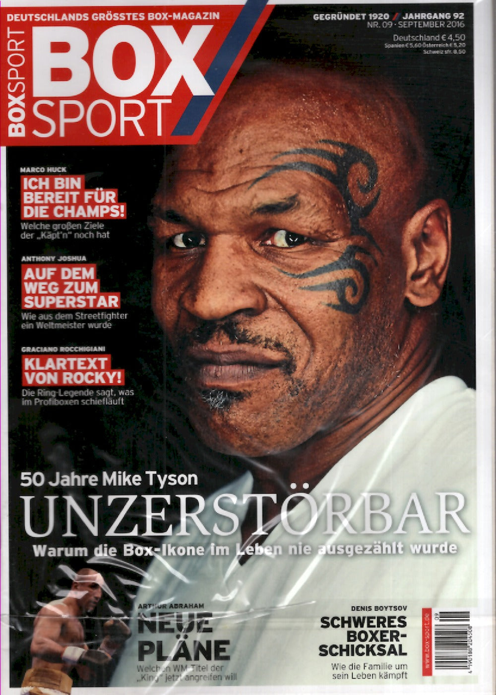 Boxsport Magazin Deutschland 2016-09 Mike Tyson