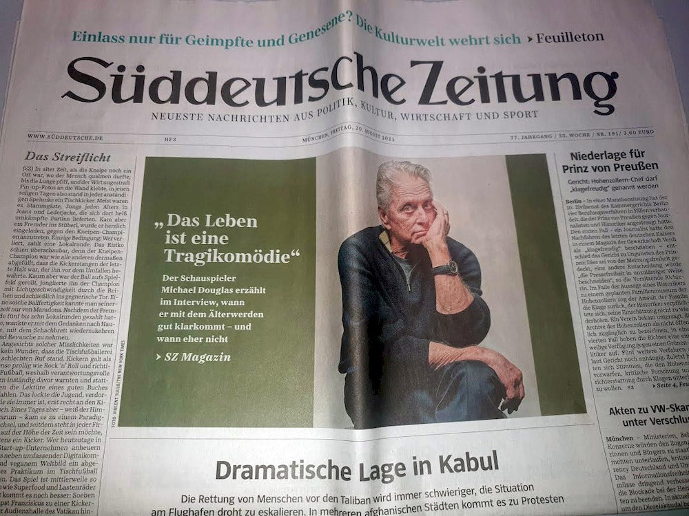Süddeutsche Zeitung Deutschland 2021-191 20.08.2021 Michael Douglas