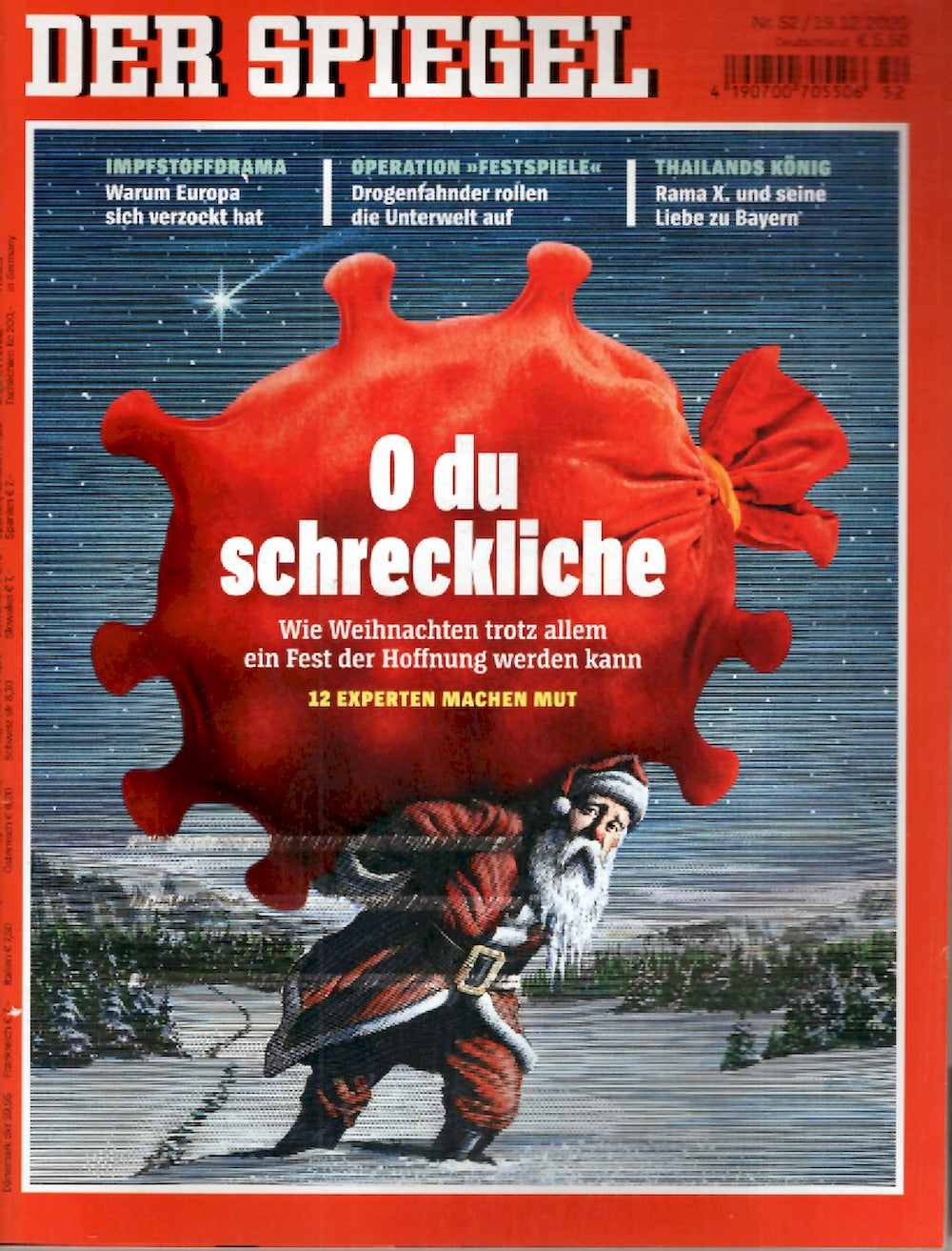 Der Spiegel Magazin Deutschland 2020-52 Keanu Reeves George Clooney