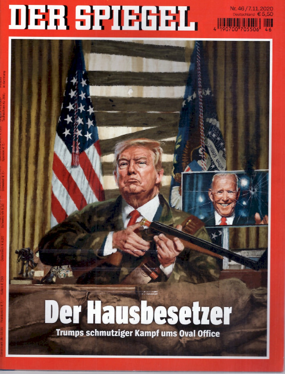 Der Spiegel Magazin Deutschland 2020-46 Donald Trump