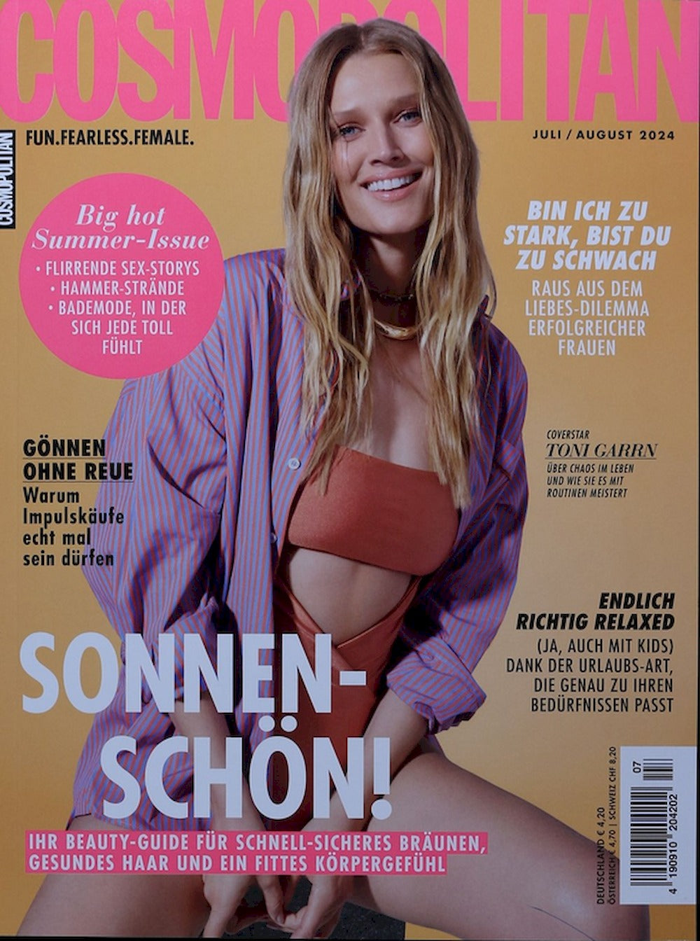 Cosmopolitan Magazin Deutschland 2024-07+08 Toni Garrn