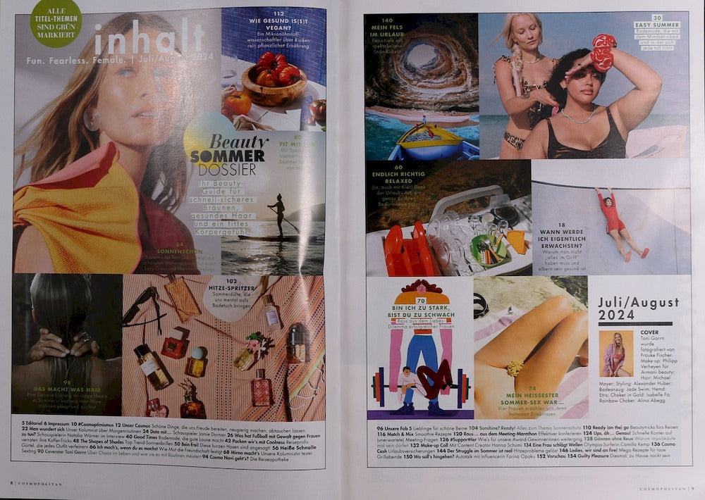 Cosmopolitan Tijdschrift Duitsland 2024-07+08 Toni Garrn