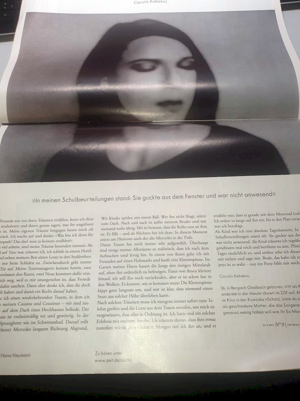 Zeit Magazin Deutschland 2017-09 Walter Kohl Detlef Buck Carolin Kebekus