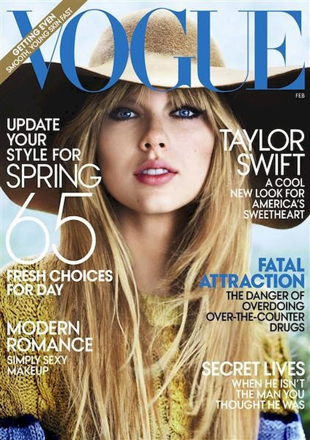 Vogue Lehti USA 2012-02 Taylor Swift Alkuperäinen painos