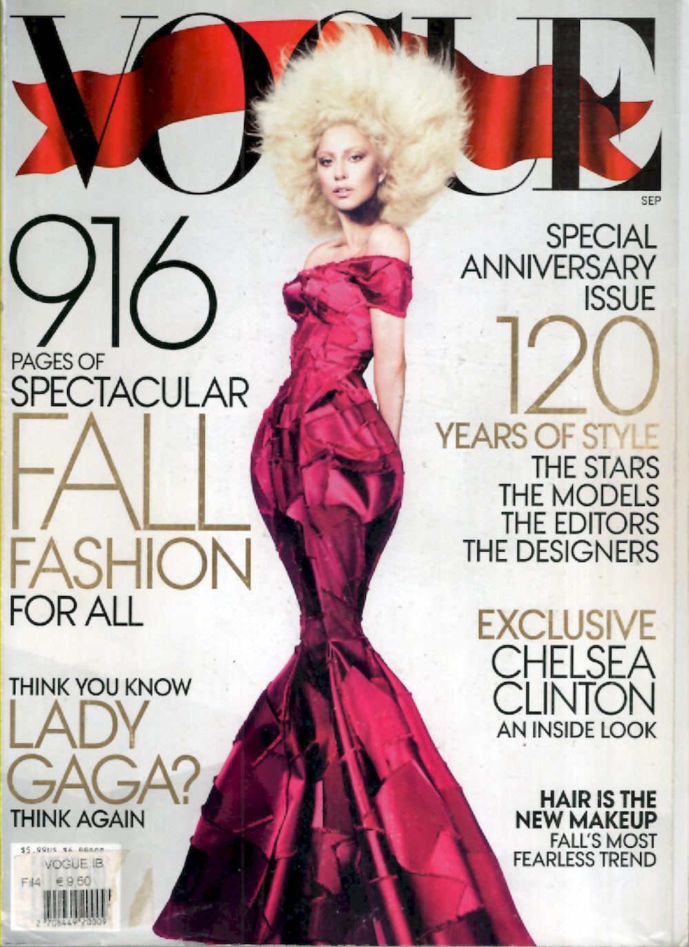 Vogue Magazine USA 2012-09 – Lady Gaga – Original Print Issue