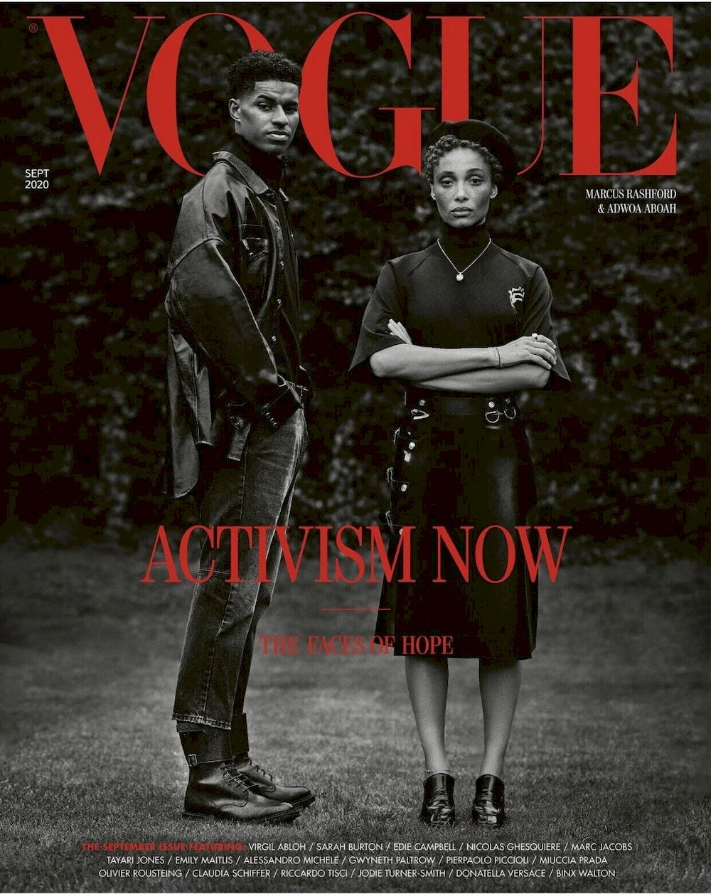 Vogue Magazin UK 2020-09 Marcus Rashford Adwoa Aboah